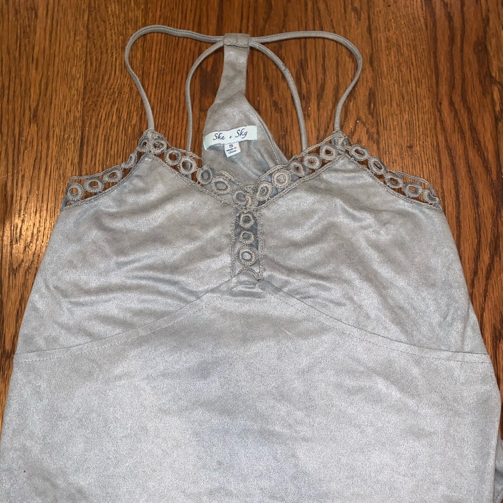 Seal blue tank top